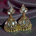 Mirror Jhumka Earrings