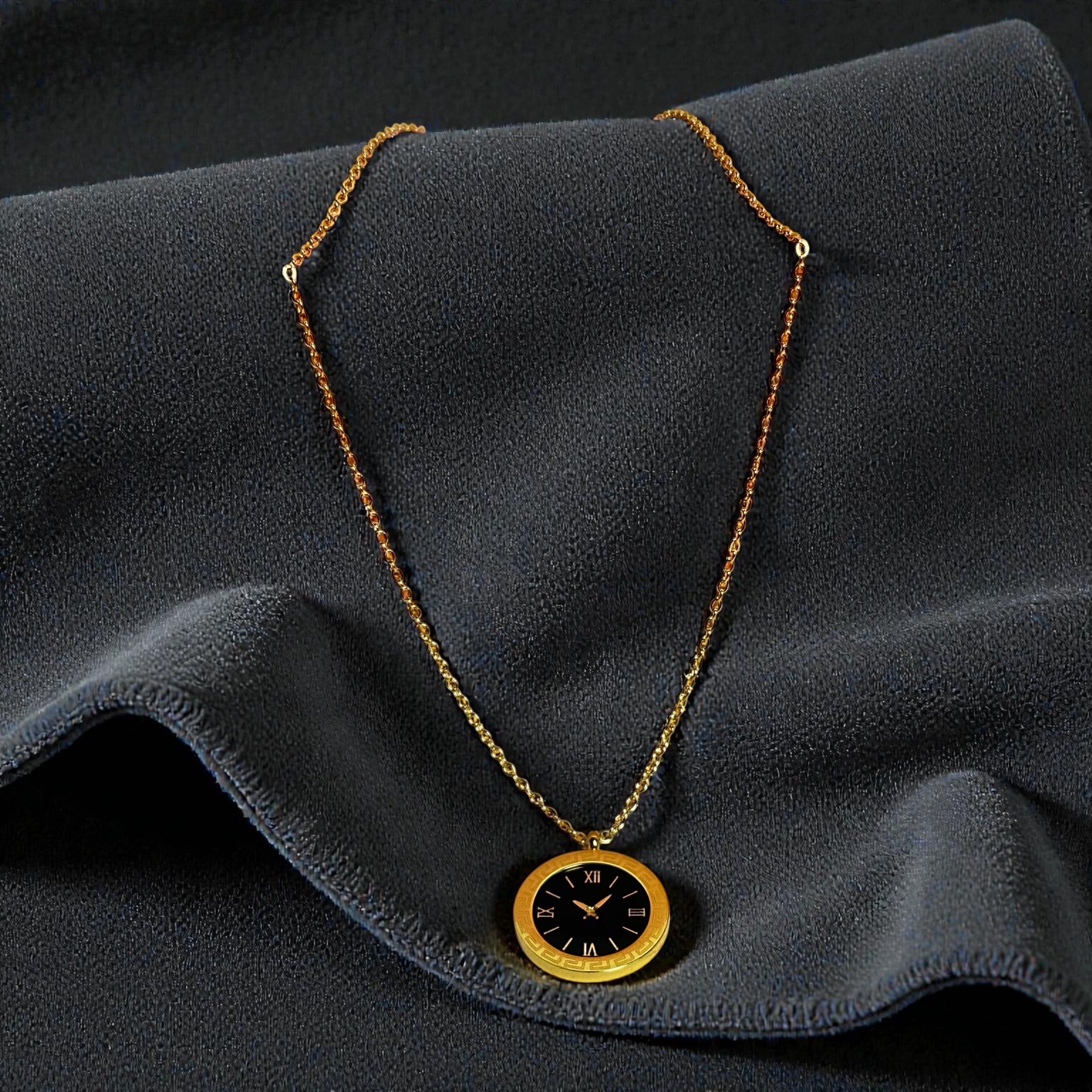 Roman Numeral Pendant Necklace