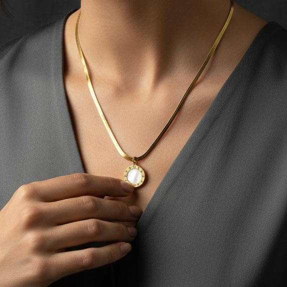 Unique Roman  Pendant Necklace