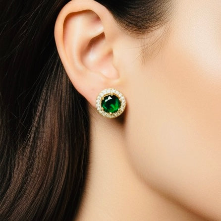 Elegant Zarcoon Stone Earrings