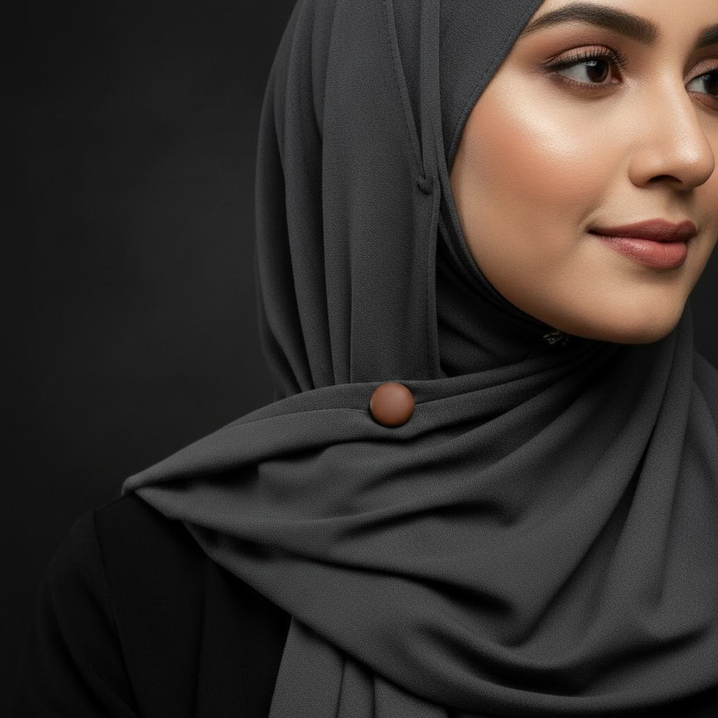 Magnetic Round Hijab Clips