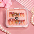 Luxury Pearl Nail Set (Pink)
